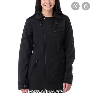 Neff- black studded snow jacket